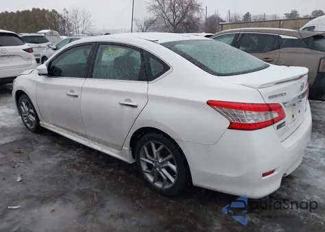 2013 Nissan Sentra Sr z USA, uszkodzony, nr VIN 3N1AB7AP9DL684268